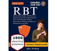 RBT Exam Study Guide: 1900 Practice Question and Full Length Practice Tests with Detailed Answers Rationale for Registered Behavior Technician Exam Prep