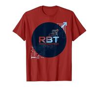 RBT Haciendo Posible el Progreso Innovación tecnológica Motivacional Camiseta, Hombre, Arándano, S