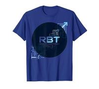 RBT Haciendo Posible el Progreso Innovación tecnológica Motivacional Camiseta, Hombre, Azul Real, M