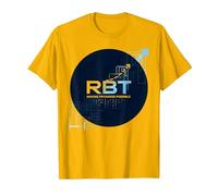 RBT Haciendo Posible el Progreso Innovación tecnológica Motivacional Camiseta, Hombre, Dorado Brillante, M