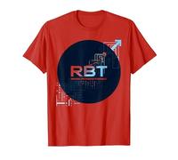 RBT Haciendo Posible el Progreso Innovación tecnológica Motivacional Camiseta, Hombre, Rojo, L