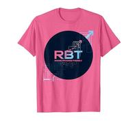 RBT Haciendo Posible el Progreso Innovación tecnológica Motivacional Camiseta, Hombre, Rosa Jaspeado, M
