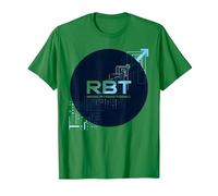 RBT Haciendo Posible el Progreso Innovación tecnológica Motivacional Camiseta, Hombre, Verde Kelly, L
