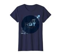 RBT Haciendo Posible el Progreso Innovación tecnológica Motivacional Camiseta, Mujer, Azul Marino, 3XL
