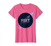 RBT Haciendo Posible el Progreso Innovación tecnológica Motivacional Camiseta, Mujer, Rosa Jaspeado, M