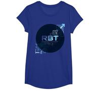 RBT Haciendo Posible el Progreso Innovación tecnológica Motivacional Camiseta, Niñas, Azul Real, M
