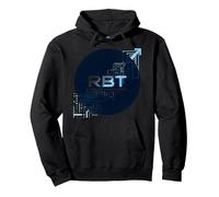 RBT Haciendo Posible el Progreso Innovación tecnológica Motivacional Sudadera con Capucha, Unisex para Adultos, Negro, XL