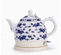 RBUDSPOLF Hervidor Deua Caliente, Hervidor Eléctrico, de Cerámica Inalámbrica Y de Porcelana, Tetera, Jarra de 1 L, Hierveua Rápidamente para Té, Café, Sopa de Café, Apagado Automático