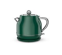 RBUDSPOLF Hervidor Eléctrico Portátil Calentador de Té Caldera Deua Caliente, Hervidor Eléctrico de Café Hervir Rápido Y Silencioso, 1.5L, 1500W, Retro