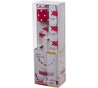 RBV Birkmann 441309-Kit de decoración para Tartas Cakecouture Cinta y 2 Palos/Banderas Guirnalda de Papel y Madera, 9 x 6 x 28 cm
