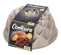 RBV Birkmann, 887039 - Molde para bizcocho (aluminio fundido, antiadherente, diámetro de 24 cm), color dorado