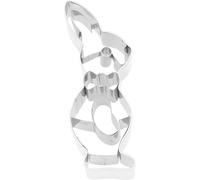 RBV Birkmann, Cortador de galletas con forma de conejo en traje, acero inoxidable, 2,5 × 3 × 8,2 cm, 189379