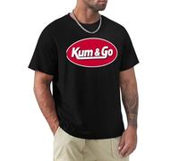 RBYSV Kum-and-Go-Logo Essential T-Shirt Funny t Shirts Vintage Clothes Mens Cotton t Shirts Black