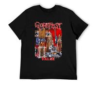 RBYSV NWT Gorefest False Death Metal Band Album Music Graphic Logo T-Shirt Size S-3XL BlackOne Size