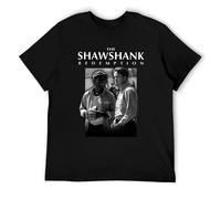 RBYSV Retro Vintage 90s Shawshank Redemption Shirt, The Shawshank Redemption T-Shirt BlackOne Size