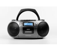 RC-250 (Gris) | Reproduce CD, CD-R, CD-RW, MP3 y cassettes, Bluetooth, Radio FM digital, Puerto USB, Entrada AUX