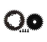 RC 35T Engranaje recto Desgaste de acero Mano de obra fina M1.5 RC Engranaje recto Juego de piñón para TRAXXAS 1/5 6S (27T)