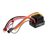 RC 60A Brushless ESC Electronic Speed Controller, Waterproof 60A ESC for 1/8 and 1/10 Remote Control Car, 2-4S Li - Po Compatible with 6V/5A BEC