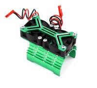 RC Accesorio del Coche para Axial para SCX10 para Traxxas para TRX4 para Tamiya 1/8 1/10 RC Piezas Coche 540 550 3650 3660 3670 Ventilador Refrigeración Disipador Calor Motor 36 Mm(Green)
