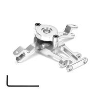RC Accesorio Del Coche Para Traxxas Para E-Revo Para Vxl 2. Para Slayer Pro Para Summit 1/10 5344 Conjunto Brazo Dirección Bell Crank Sin Escobillas RC Piezas Coche Accesorios Modificación(Silver)