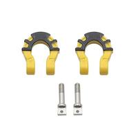 RC Accesorio Del Coche Para Traxxas Para Trx4 Para Trx6 Para Axial Para Scx10 D90 Para Yikong 1/10 Rc Crawler Pieza Parachoques Delantero Trasero Ganchos Remolque Enganche Grilletes Rescate(Yellow)