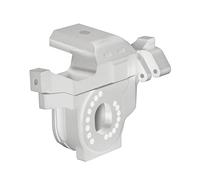 RC Accesorio Del Coche Para TRX4 Para Defender 1/10 Disipador De Calor Aluminio Base Montaje Motor Caja Cambios Radiador RC Crawler Piezas Mejora Accesorios Repuesto Para Coche(Silver,Mount and Base)