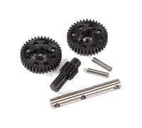 RC Accesorios 48P para Transmisión Portal Ultraligera Carbono Plateado, Pequeña Caja Cambios para Axial para Capra AR45P Coche para Vanquish F10 Axle RC