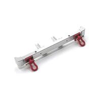 RC Accesorios Barra Protectora Delantera Copa Dirección Parachoques Delantero Y Trasero Metal para HB ZP1001 ZP1002 ZP1003 ZP1004 1/10 RC Piezas Mejoradas para Coche(Silver,Rear)