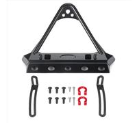 RC Accesorios Coches Compatible con Axial para SCX10 II 90046 para Traxxas para TRX4 1/10 Piezas De Mejora Coche RC Crawler Parachoques Delantero Metálico con Gancho De Remolque