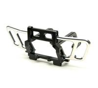 RC Accesorios Coches Compatible con Axial para Wraith 90018 1/10 RC Crawler Truck Modelo Coches Mejoras Piezas Aleación De Aluminio Parachoques Delantero Bull