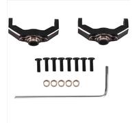 RC Accesorios Coches Compatible con Traxxas para TRX-4M 1/18 Accesorios Y Piezas De Mejora para Coche RC Crawler 2 Bloques De Latón con Ruedas Y Soportes C-Hub 9733