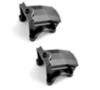 RC Accesorios Coches Compatible con Traxxas para X-Maxx 6S 8S 1/5 Piezas para Coche Control Remoto 2 Piezas De Metal, Cubierta De Diferencial Delantero Y Trasero, Caja De Cambios