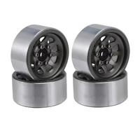 RC Accesorios Compatible con Axial para SCX24 para TRX4M para TRX4-M 1/18 1/24 RC Crawler Car Piezas De 1.0 "Beadlock Rueda Llanta Deep Dish Buje De Acero Estampado