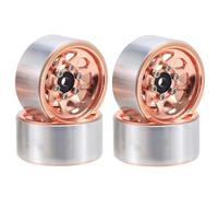 RC Accesorios Compatible con Axial para SCX24 para TRX4M para TRX4-M 1/18 1/24 RC Crawler Car Piezas De 1.0 "Beadlock Rueda Llanta Deep Dish Buje De Acero Estampado