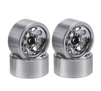 RC Accesorios Compatible con Axial para SCX24 para TRX4M para TRX4-M 1/18 1/24 RC Crawler Car Piezas De 1.0 "Beadlock Rueda Llanta Deep Dish Buje De Acero Estampado