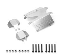 RC Accesorios Compatible con Tamiya CC02 1/10 RC, Piezas De Mejora De Coche, Metal, Acero Inoxidable, para Chasis, Armadura, Protección, Placa Protectora De Deslizamiento