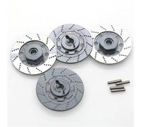 RC Accesorios Compatible con Tamiya para TT01 para TT02 para HPI para HSP 94123 para Sakura D4 1/10 RC En Carretera para Coche De Carreras 4 Piezas Rueda De Disco De Freno De Metal