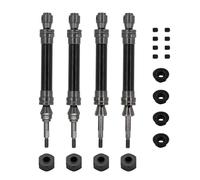 RC Accesorios Compatible con Traxxas para Slash para Rustler para Stampede para Hoss para VXL 4X4 1/10 RC Piezas De Coche Metal CVD Eje De Transmisión Delantero Y Trasero