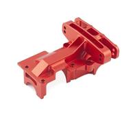RC Accesorios Cubierta Cambios Diferencial Mamparo Superior Trasero Metal Aluminio para TRAXXAS para X-MAXX 6S 8S para XRT 1/5 1/6 RC Piezas Mejoradas Coche(Red)
