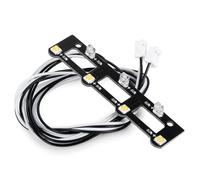 RC Accesorios para 1/14 para Tamiya para Scania 770S RC Camión Remolque Volquete Coche DIY Piezas Techo Luz Focos Faros Tablero Actualización(Front Light)