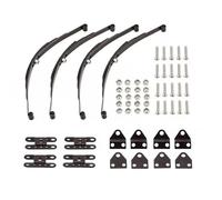 RC Accesorios para Axial para SCX10 F350 D90 TF2 para Tamiya 1/10 RC Crawler Car Truck 4 Piezas Rígidas para Barra De Suspensión Resorte Hoja