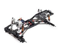 RC Accesorios para Axial para Scx10 II 90046 Ex86100 1/10 313mm Distancia Entre Ejes Marco De Chasis De Metal con Prefijo Transmisión Única De 2 Velocidades RC