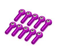 RC Accesorios para Axial SCX10 II D90 D110 para Tamiya CC01 1/10 RC Coche Barco Avión Piezas De Bricolaje Metal CW M3/M4 Barra Acoplamiento Extremos Rótula(M4 Purple 10PCS)