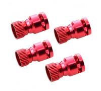 RC Accesorios para Coches Control Remoto Punzón Localizador Agujero Abierto Carcasa Metal Modelo Columna 4-6mm Piezas Reparación Mejoradas Modelos(Red)