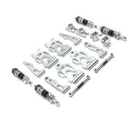 RC Accesorios para JJRC para SCY Q130A Q130B 16101 1/16 Brazos Suspensión Metal Copa Dirección Trasero Varillaje Dirección Amortiguador Actualización Coche RC