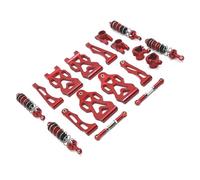 RC Accesorios para JJRC para SCY Q130A Q130B 16101 1/16 Brazos Suspensión Metal Copa Dirección Trasero Varillaje Dirección Amortiguador Actualización Coche RC