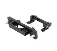 RC Accesorios para LC80 para TRX4 para SCX10 Escala 1/10 Portaequipajes Cuerpo Duro Escalera Trasera Interior Portador Rueda Repuesto Lámpara Snorkel RC(Type10)
