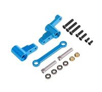 RC Accesorios Para MJX Para Hyper Go Para 14301 14303 1/14 Conjunto De Grupo Dirección Metal Con Enlace Rodamientos Piezas Mejora Coche RC(Blue)