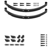 RC Accesorios Para Tamiya 1/14 Acero Hoja Conjunto Barra Suspensión Resorte Camión Tractor Control Remoto Remolque Carga Piezas Accesorios Mejora(Rear)