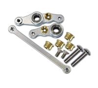 RC Accesorios para Tamiya DF01 TA01 TA02 M1025 para Hummer RC Car Upgrades Parts Accessories Componentes De Dirección Metal Conjunto